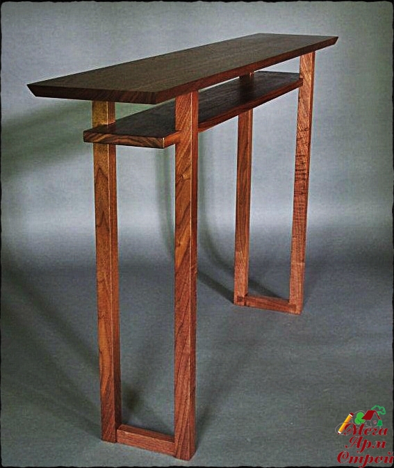 консольный столик дерево 